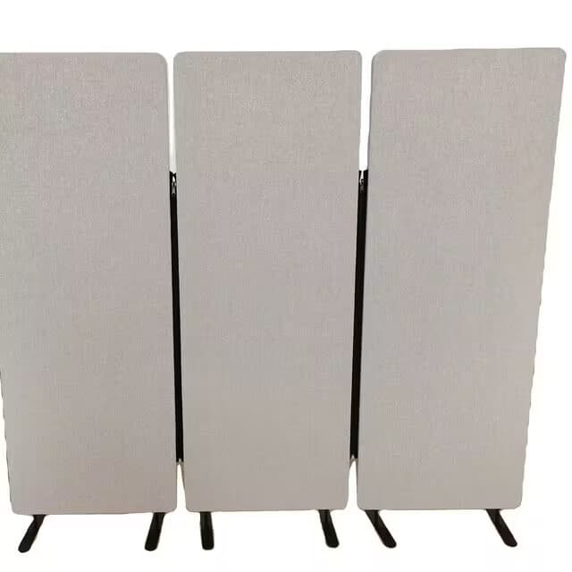 パーテーション 吸音三連式自立型間仕切りパーテーション